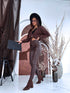 Choco, BASIC faux leather pants "-5kg" C56-3